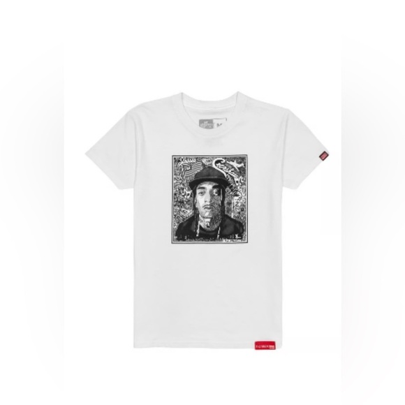 The Marathon Clothing Men’s 100% cotton Nipsey Hussel Crenshaw white Small - Picture 1 of 3